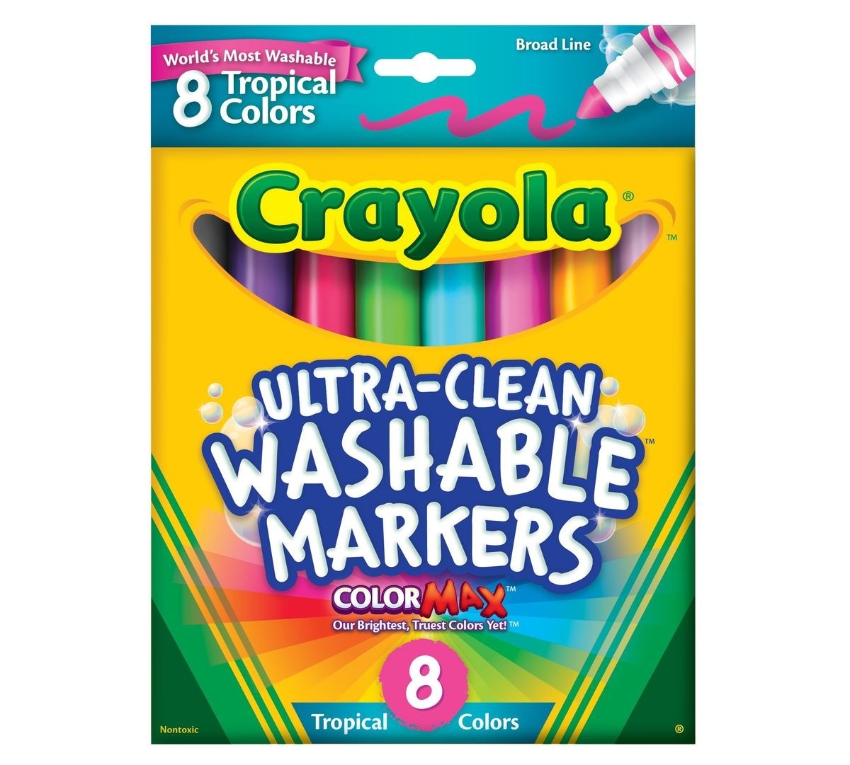Crayola Washable Tropical Markers