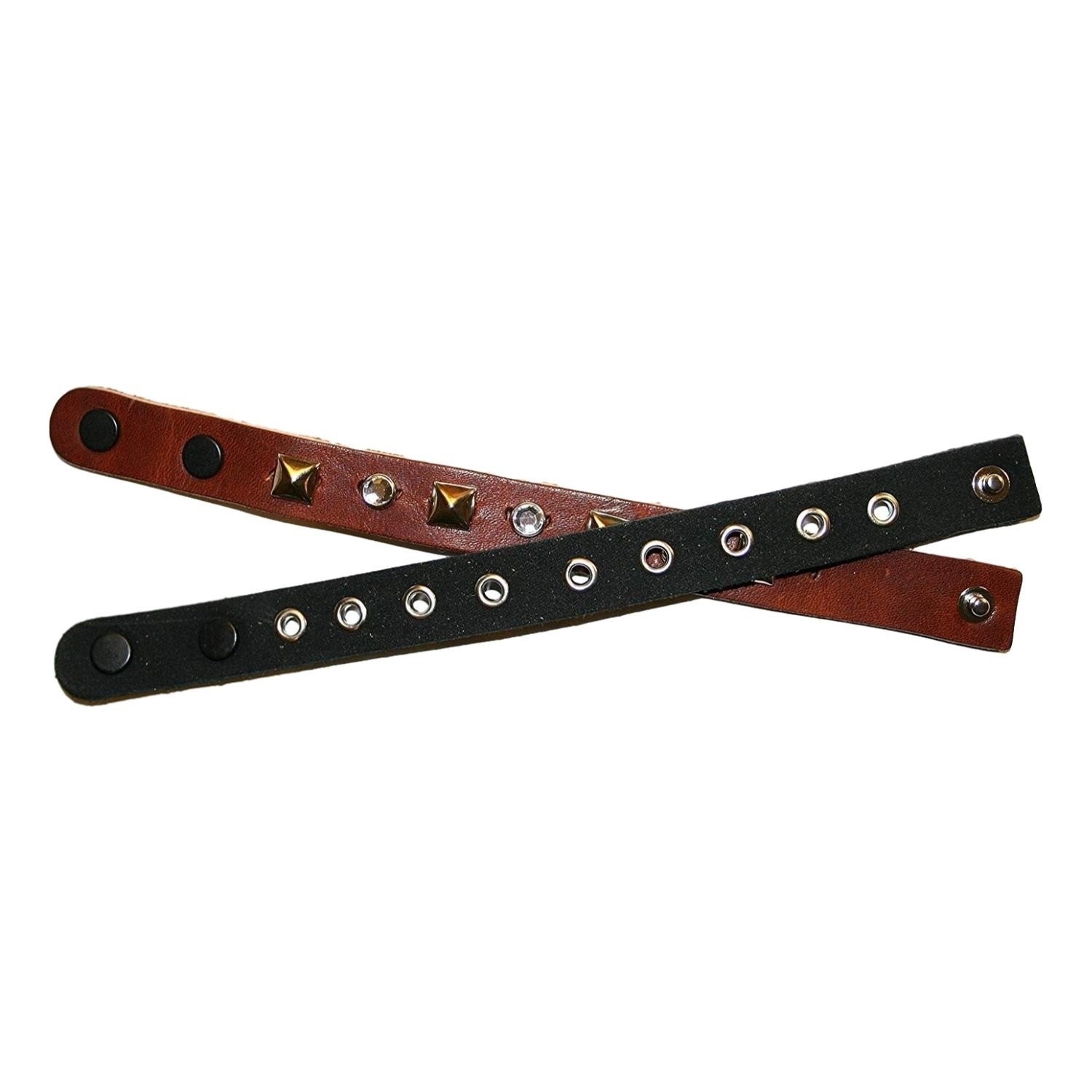 DIY Leather Wristbands - 1 1/4" x 8 1/2"