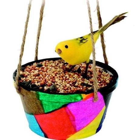 DIY Hanging Bird Feeder
