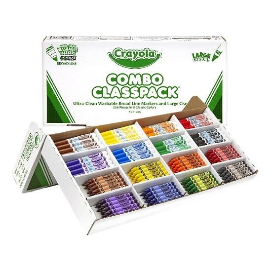 Crayola Crayon & Marker Combo Classpack