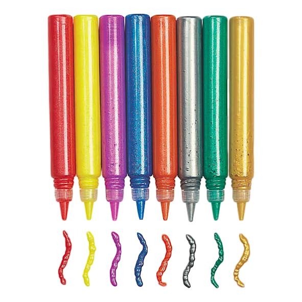 EconoCrafts: 15 ml Assorted Colors Fabric Paint Pens - Set of 24