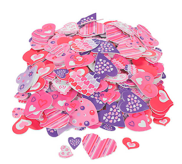 EconoCrafts: Valentine Foam Heart Stickers