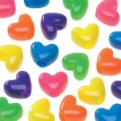 Heart Pony Beads - Basic Colors 
