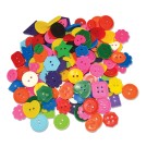 Assorted Colored Plastic Buttons