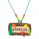 Camp Name Tag Necklace Craft Kit