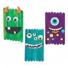 Crazy Eye Monster Craft Stick Craft Kit