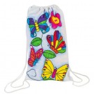CYO Butterfly Drawstring Bags
