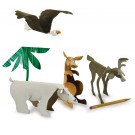 Wild Animal Sculpture Cards