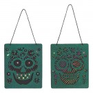 Scratch Art Day of the Dead Ornaments