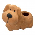 Terracotta Dog Planter 