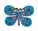 Clothespin Butterfly Magnet Craft Kit