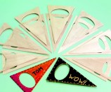 Wooden Pennants Picture Frames