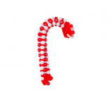 Beaded Candy Cane Christmas Ornament Craft Kit