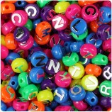 Alphabet Beads - Neon