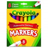 Crayola Broad Line Markers - 8 Pack 