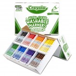 Crayola Broad Line Washable Markers Classpack 