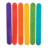 Jumbo Rainbow Craft Sticks 