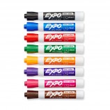 EXPO Low Odor Dry Erase Markers, Chisel Tip / 8 Pack 