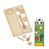 DIY Wooden Bookmark - Sports  