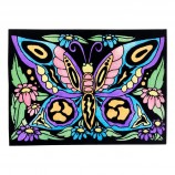 Butterfly Color-in Velvet Poster