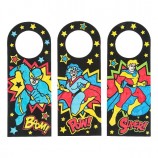 CYO Superhero Doorknob Hangers