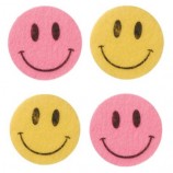 Felt Smiley Stickers