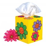 Color Your Own Tissue Boxes 