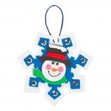 Snowman Snowflake Christmas Ornaments